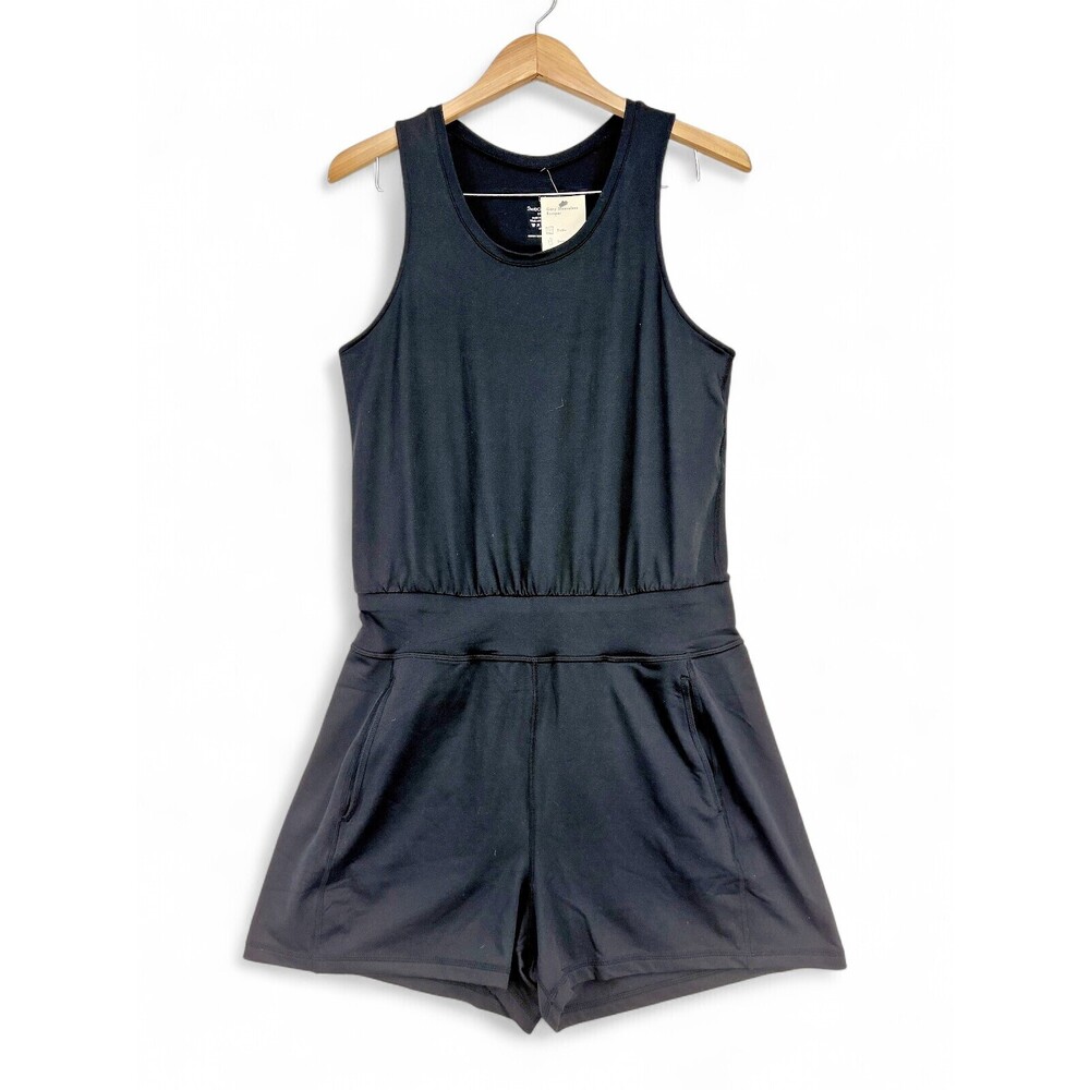 Sweaty Betty Black Tank Romper Jumpsuit Size S